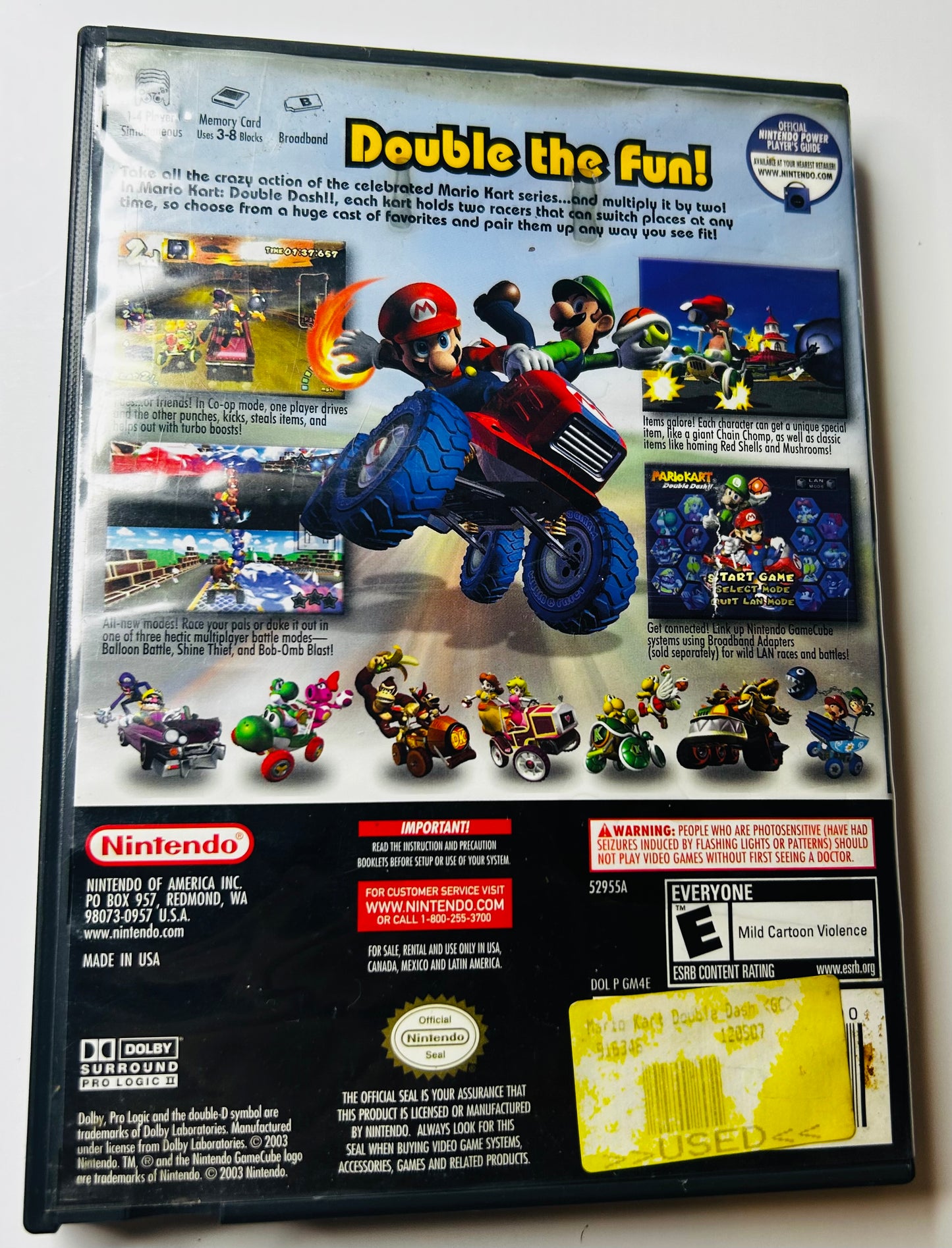 Mario Kart: Double Dash!! - Nintendo GameCube - Nintendo