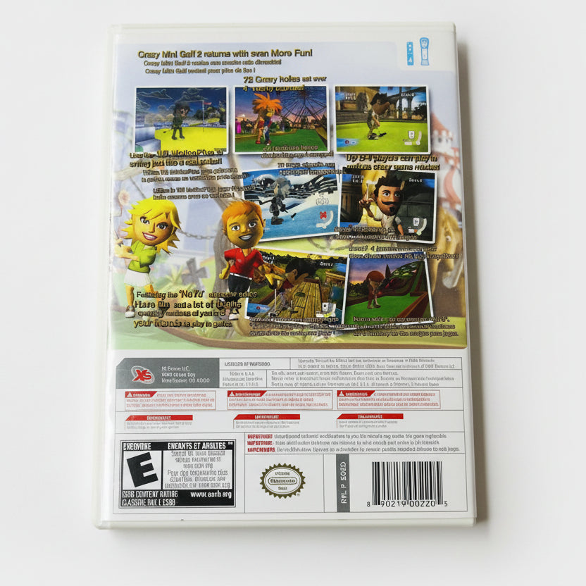Kidz Sports: Crazy Mini Golf 2 - Nintendo Wii (CIB)