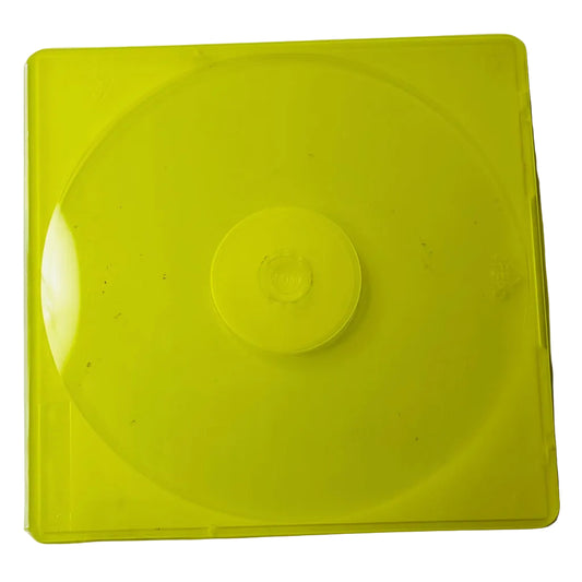 DISC Brand Hard Shell Disc Case - Yellow - Single CD/DVD/Game Storage