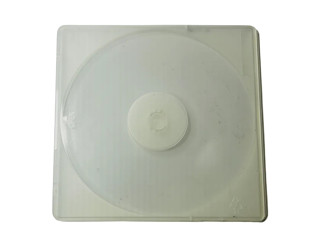 Hard Shell Disc Case - Clear - Single CD/DVD/Game Storage
