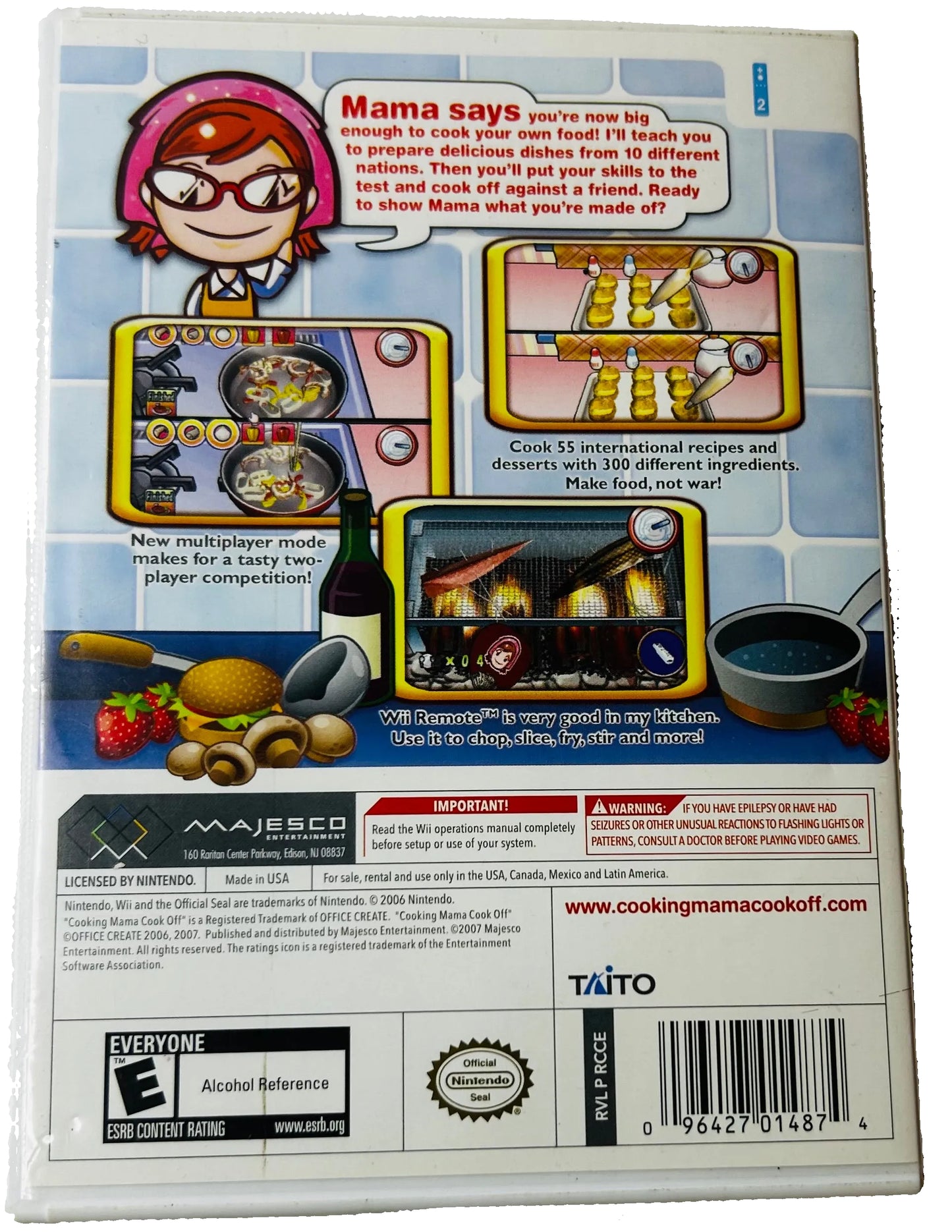 Cooking Mama: Cook Off - Nintendo Wii (CIB - Complete in Box)