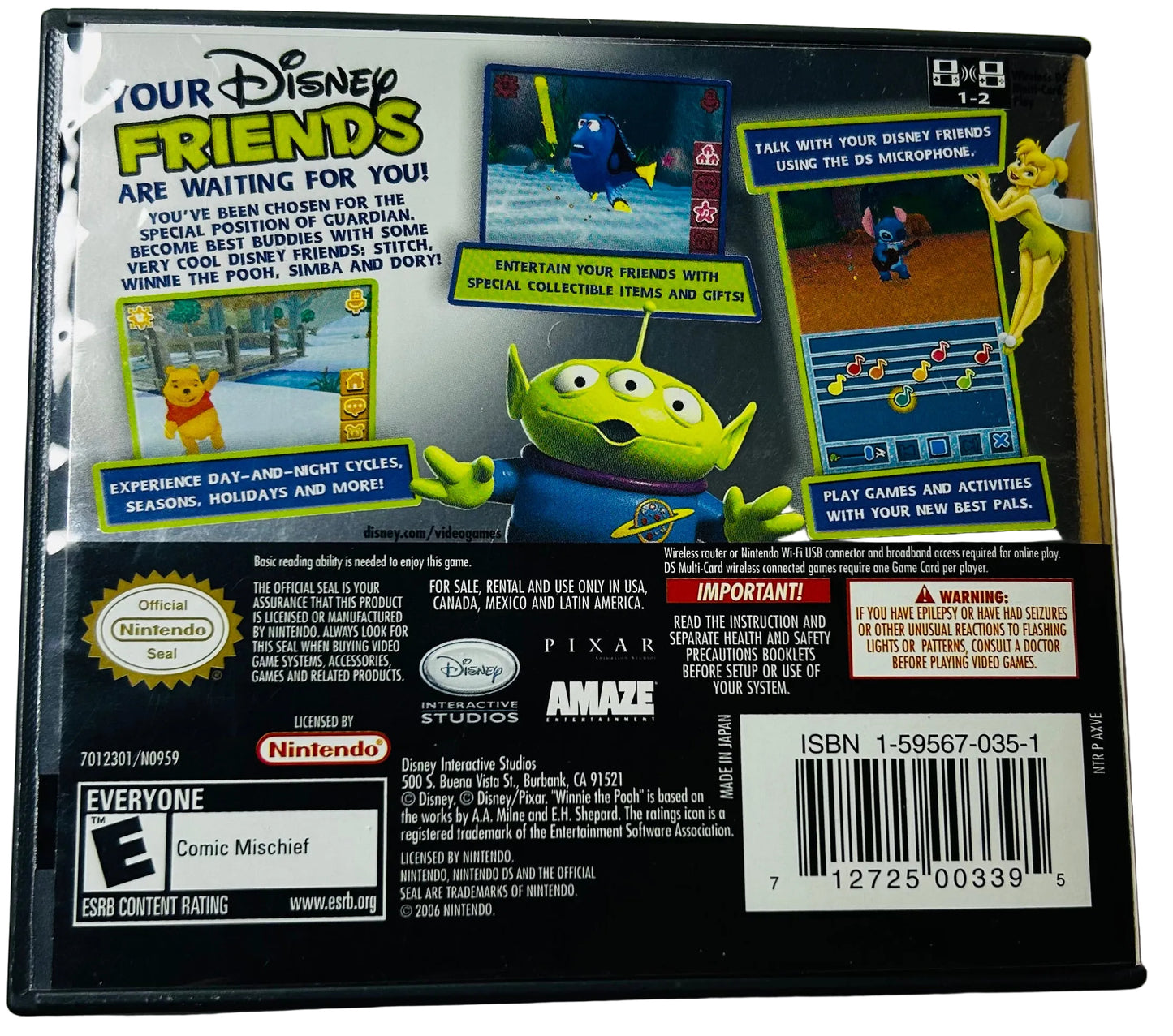 Disney Friends CIB - Nintendo DS (Disney Interactive Studios, 2007)