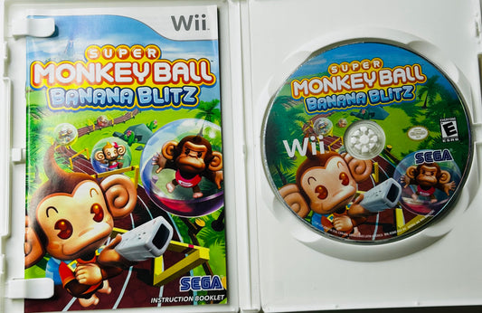 Super Monkey Ball: Banana Blitz CIB - Nintendo Wii (SEGA, 2006)