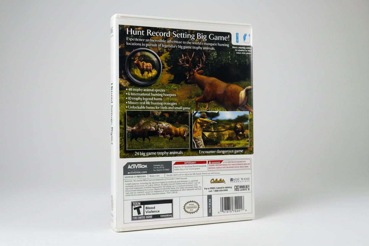 Cabela's Big Game Hunter - Nintendo Wii (Disc & Case, No Manual)