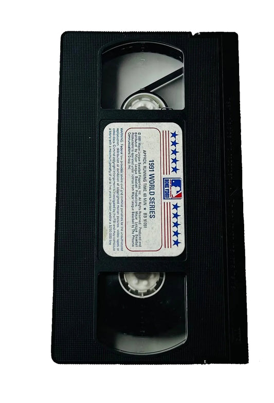 Blockbuster Presents 1991 World Series VHS - Baseball Classic
