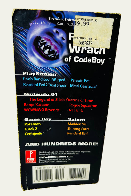 1999 Prima's Authorized GameShark Pocket Power Guide: The Wrath of CodeBoy, Book