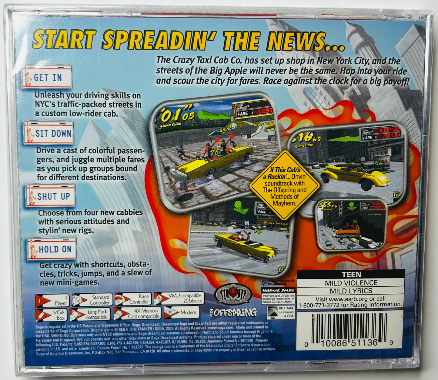 Crazy Taxi 2 - Sega Dreamcast - Sega