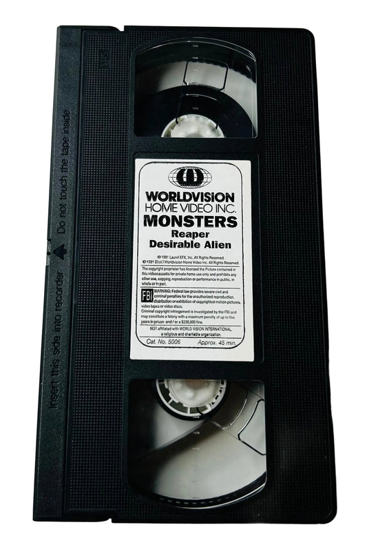 Monsters: Reaper/Desirable Alien VHS - Sci-Fi Horror Double Feature