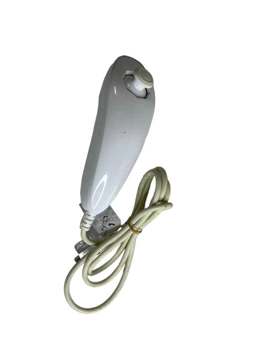 Nintendo Wii Nunchuk Controller - Official OEM, White, Used