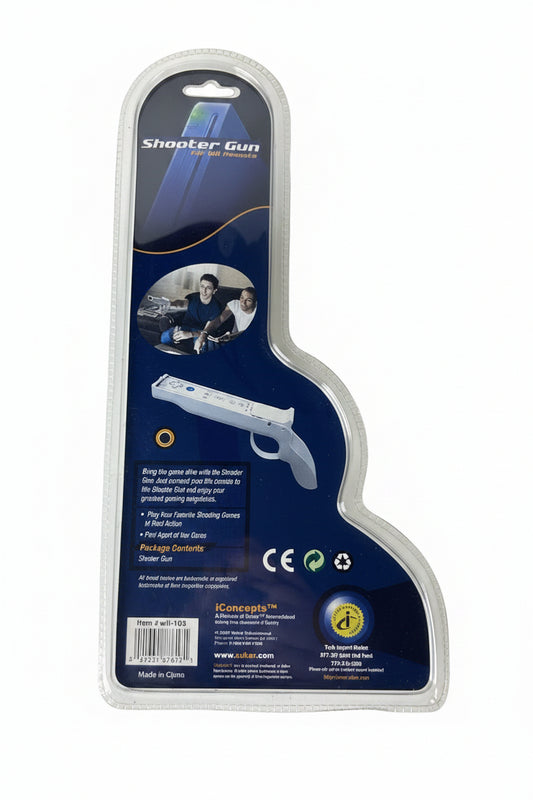 iConcepts Wii Controller Shell - Third-Party Wii Remote Accessory, New Sealed (Wiimote & Nunchuk Not Included)