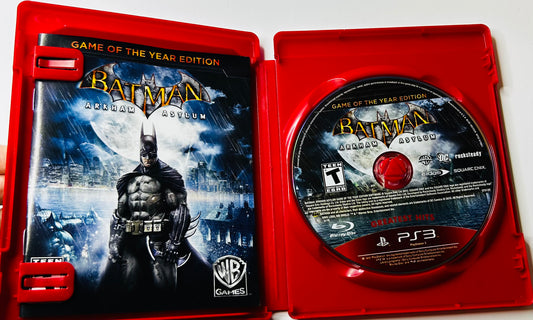 Batman: Arkham Asylum - Game of the Year Edition - Complete in Box (CIB) - PlayStation 3 by Rocksteady Studios
