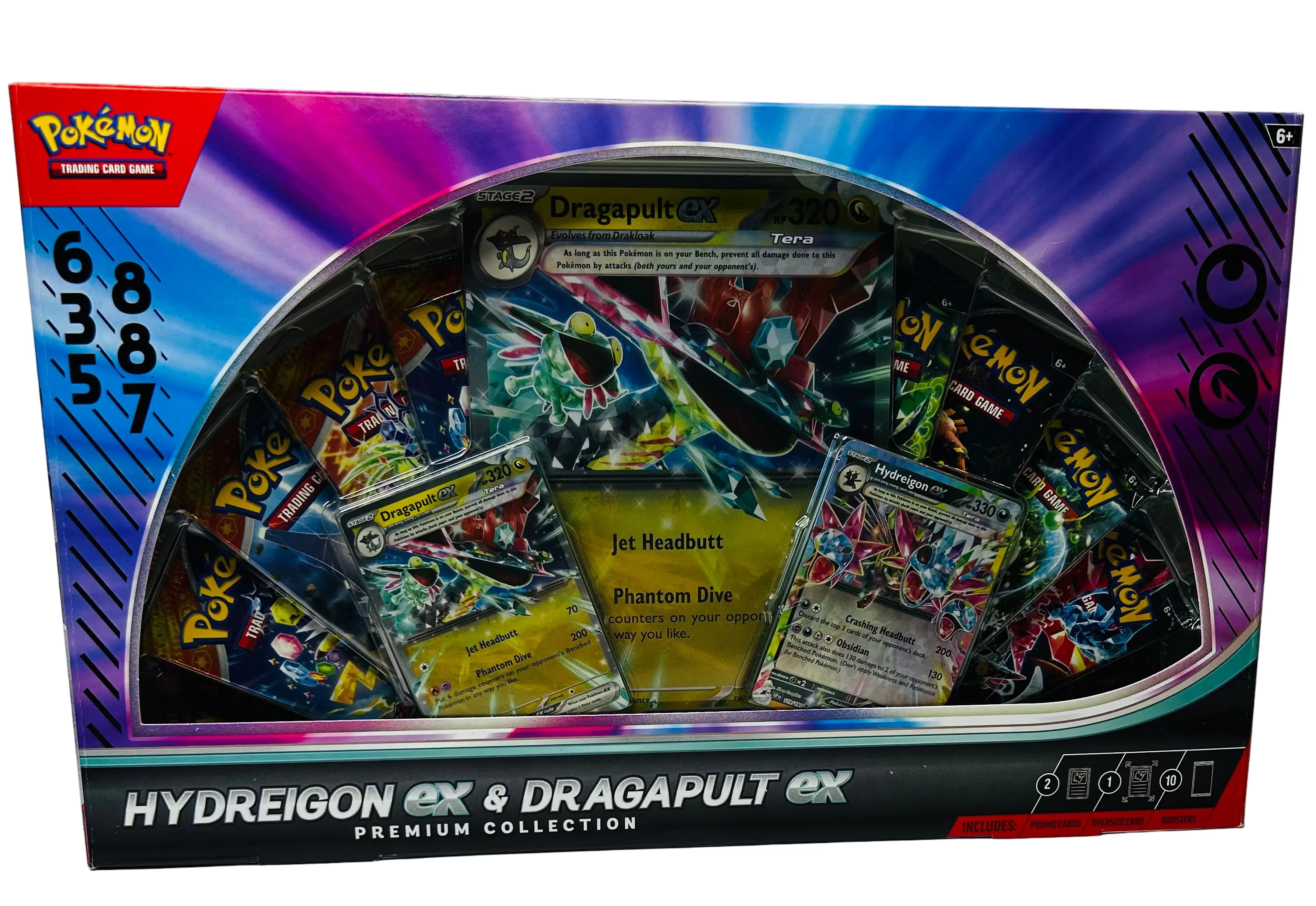 hydreigon pokemon card holographic Hydreigon-ex & Dragapult-ex Premium Collection Make your binder the Flower Gathering - Yu-Gi-Oh! Cards:Bundle 1 Caixa Secret Crisis