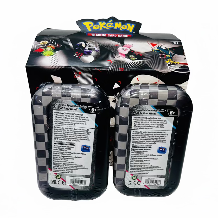 Black Bolt & White Flare Booster Tins - Pokémon TCG - Factory Sealed