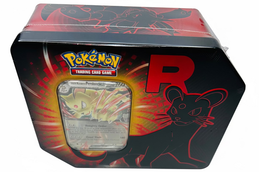 Team Rocket's Persian Booster Tin - Pokémon TCG - Factory Sealed