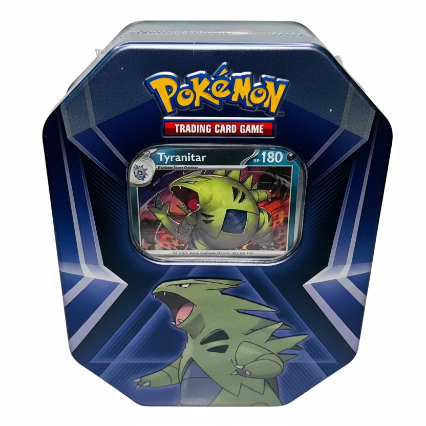 Tyranitar Triple Whammy Booster Tin - Pokémon TCG - Factory Sealed