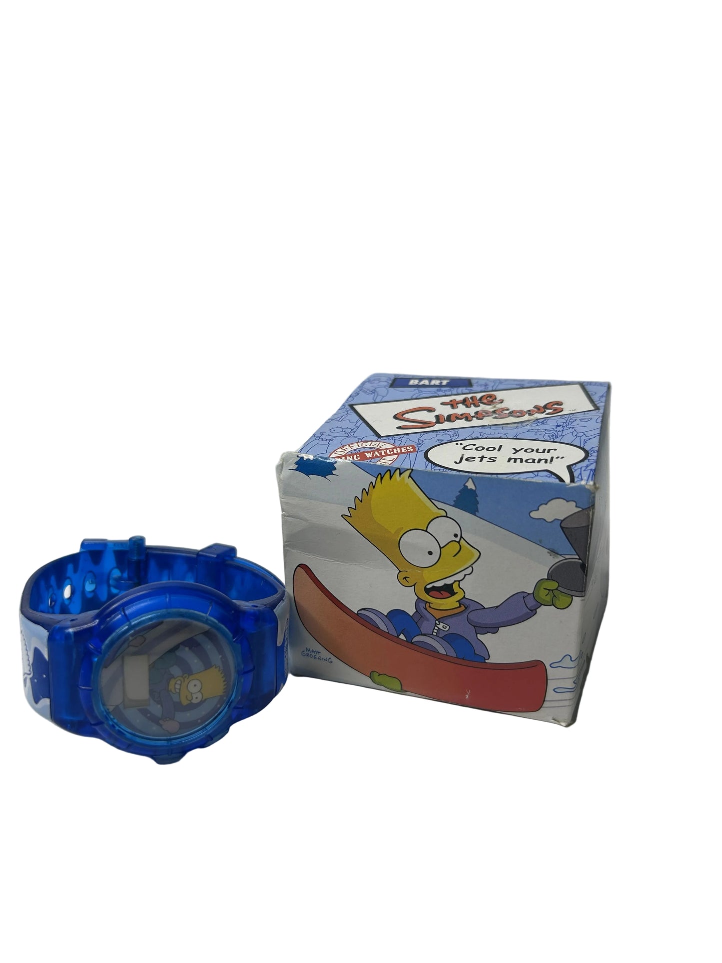 Bart Simpson Digital Watch - The Simpsons Collectible (Complete in Box, Vintage)
