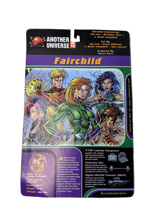 Fairchild Action Figure - Gen 13 Wildstorm Action Figures (Another Universe, Complete in Box)