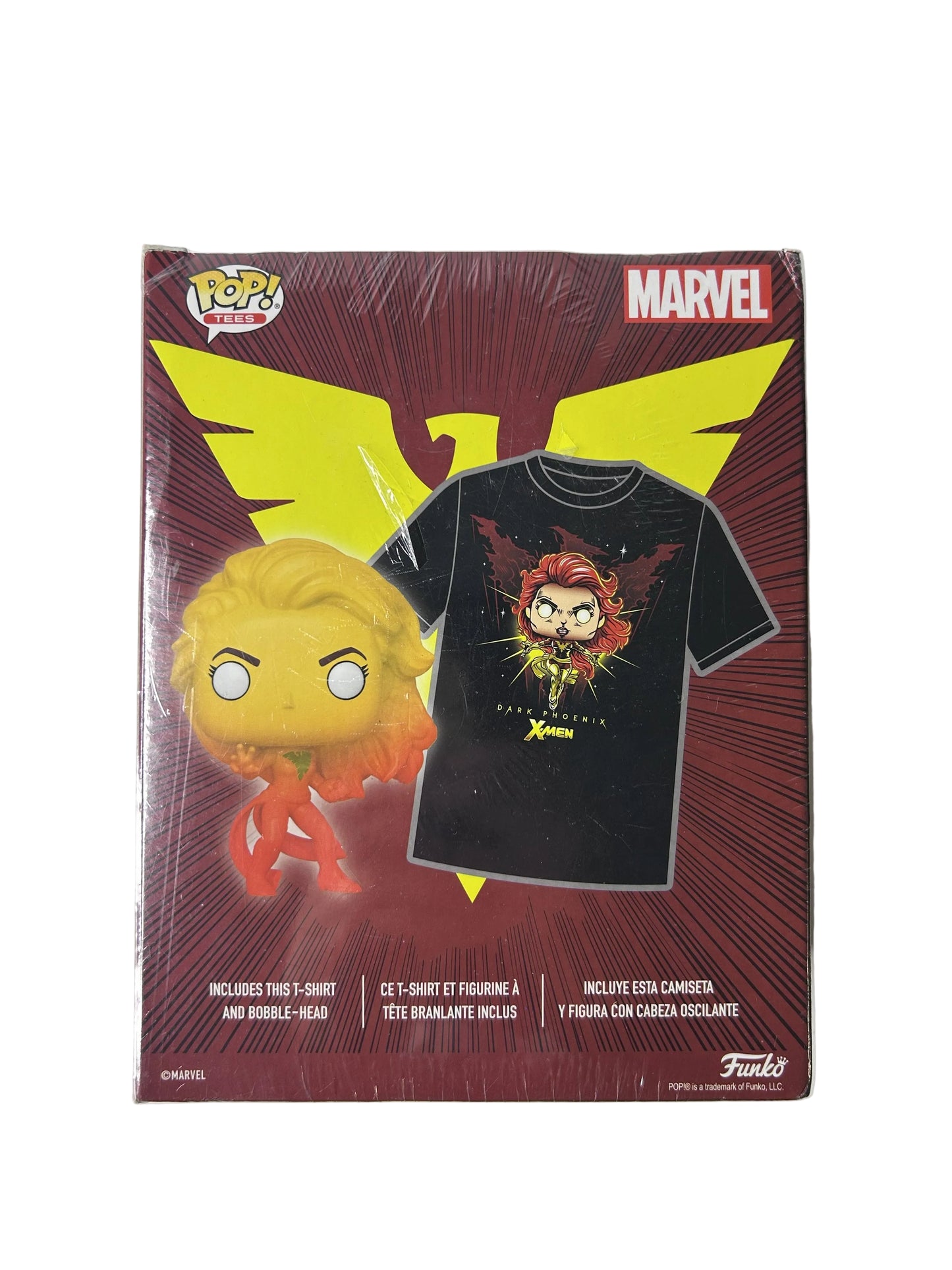 Funko Pop! Tees X-Men Dark Phoenix Box Set Factory Sealed - Limited Edition 2019 Fall Convention Exclusive 2XL