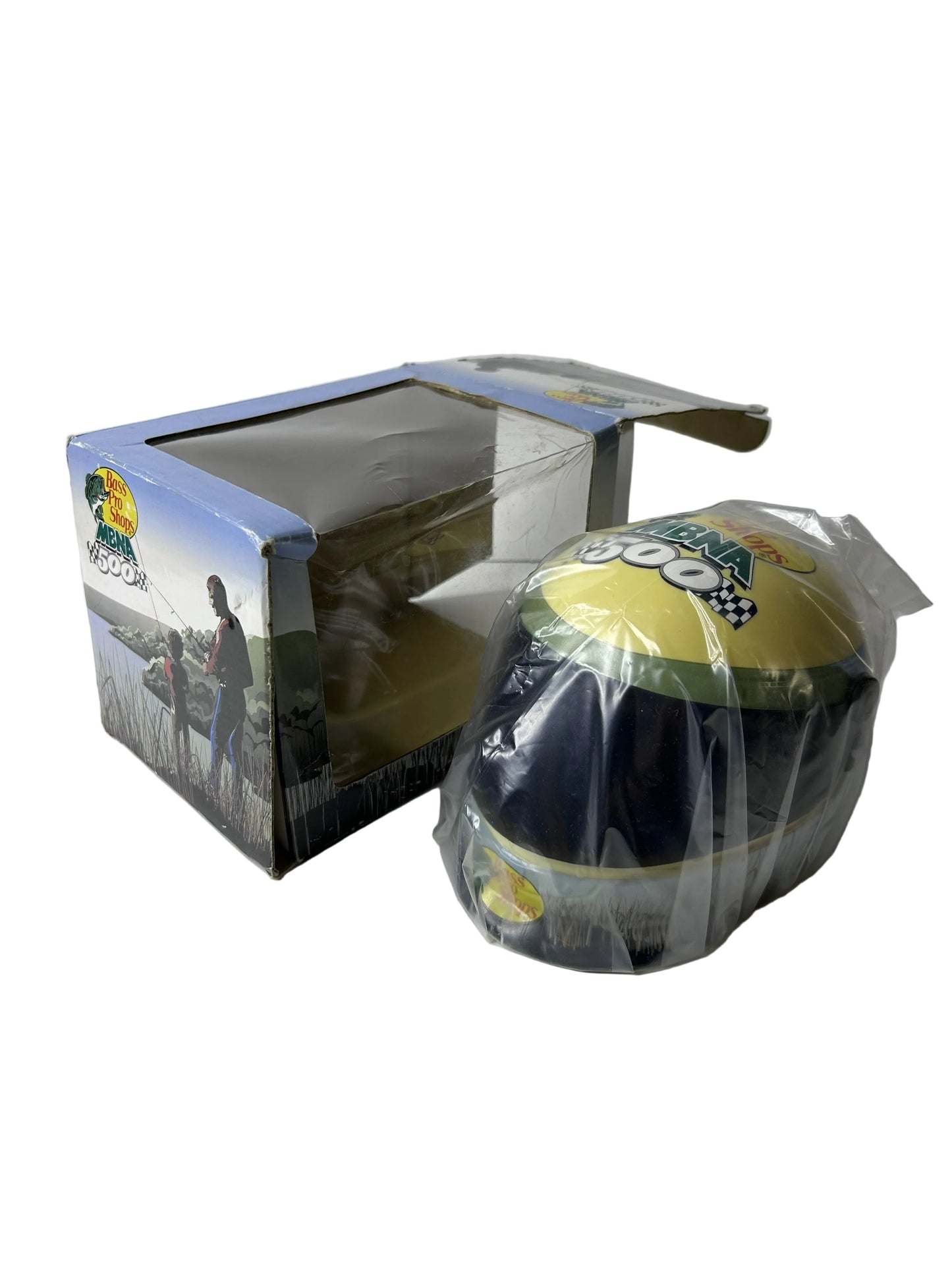 Bass Pro Shops MBNA 500 NASCAR Mini Helmet (2003) - Vintage Racing Collectible