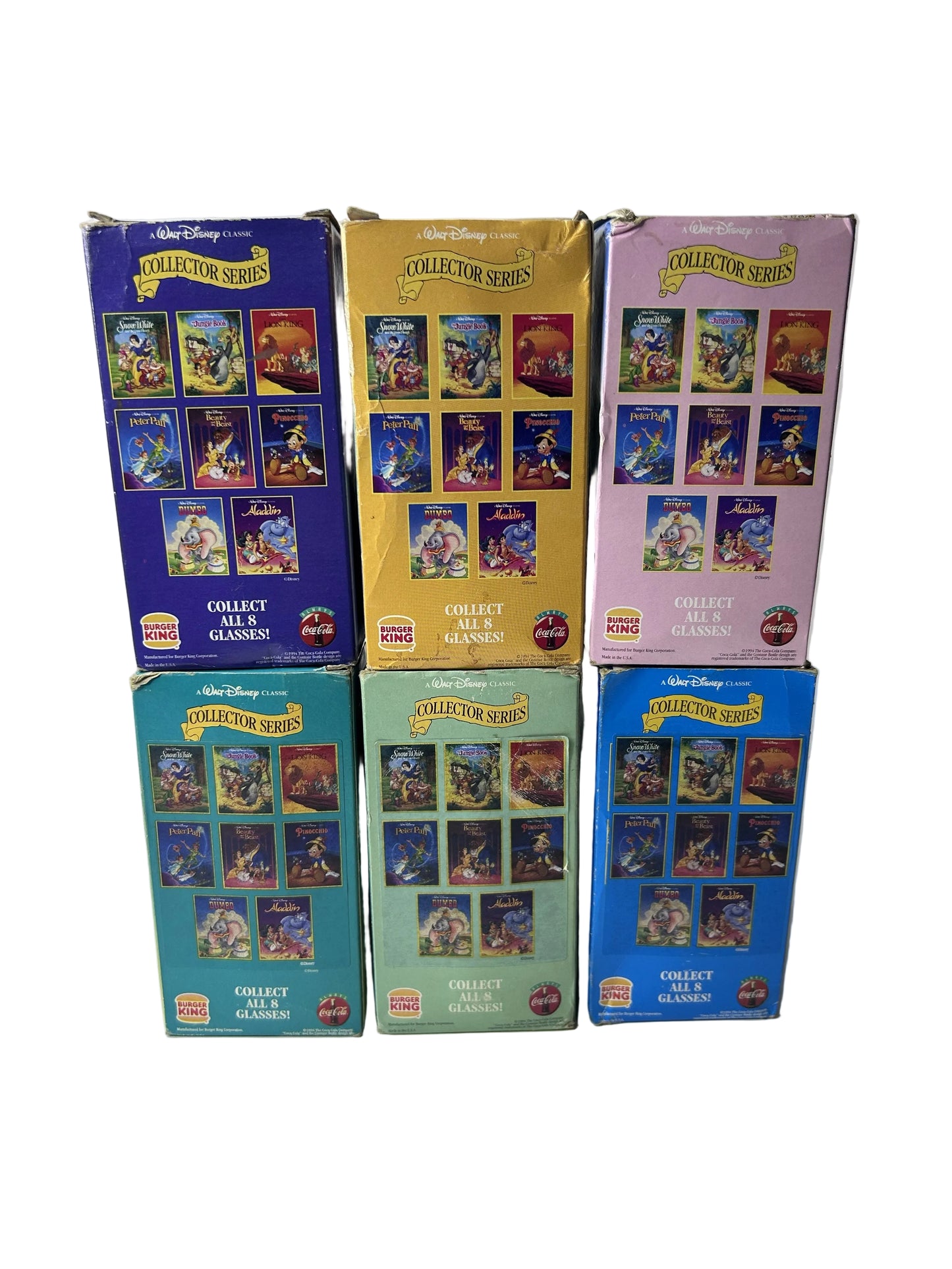 The Jungle Book Collector Series Glass - Disney Classics - Burger King/Coca-Cola - Vintage 1994