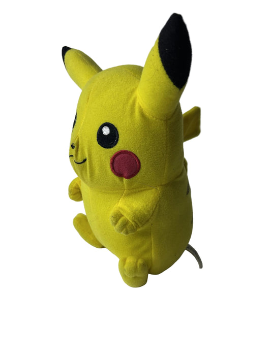 Pikachu Plush - Pokémon Official Licensed Stuffed Animal with Black Ear Tips and Lightning Tail