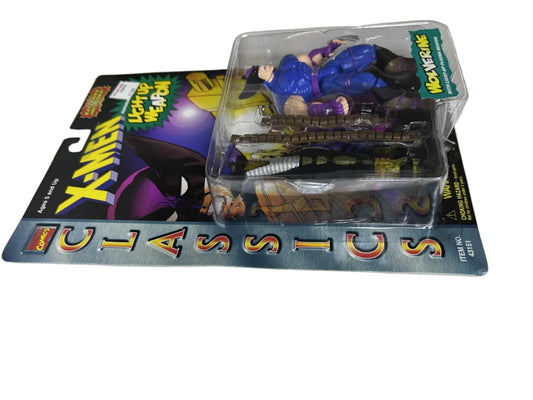 X-Men Classics Wolverine Action Figure Factory Sealed - Toy Biz Marvel Light-Up Plasma Weapon Batteries Included 1996