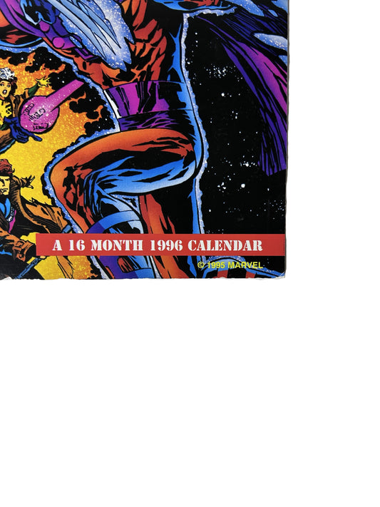 X-Men 1996 Wall Calendar - Day Dream Publishing 16 Month Rogue's Gallery Marvel Comics 1995