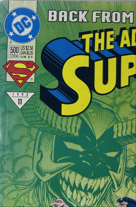 The Adventures of Superman #500 - DC Comics Early Jun 1993, Reign of the Supermen! Crossover, Triangle #11 (Single Issue)