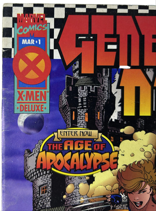 Generation Next #1 - Marvel Comics Mar 1995, Age of Apocalypse — Colossus, Shadowcat, X-Men Deluxe Newsstand (Single Issue)