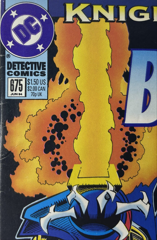 Detective Comics #675 — DC Comics Jun 1994, Knightquest The Crusade — AzBats — Dixon, Nolan & Hanna (Single Issue)
