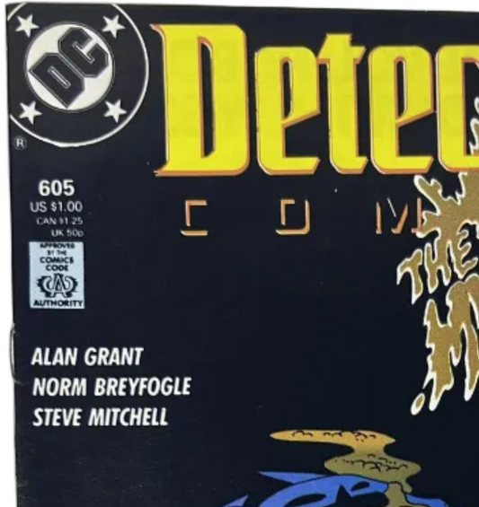 Detective Comics #605 - DC Comics 1989, 'The Mud Pack' Part 2 of 4 — Clayface Arc, Alan Grant & Norm Breyfogle (Single Issue)