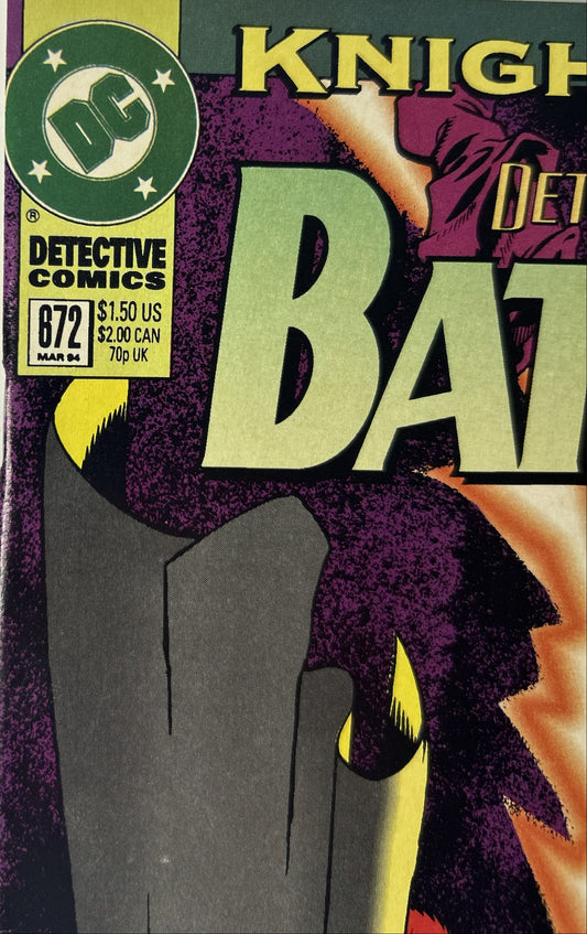 Detective Comics featuring Batman #872 — DC Comics Mar 1994, KnightQuest: The Crusade — Dixon, Nolan & Hanna (Single Issue)