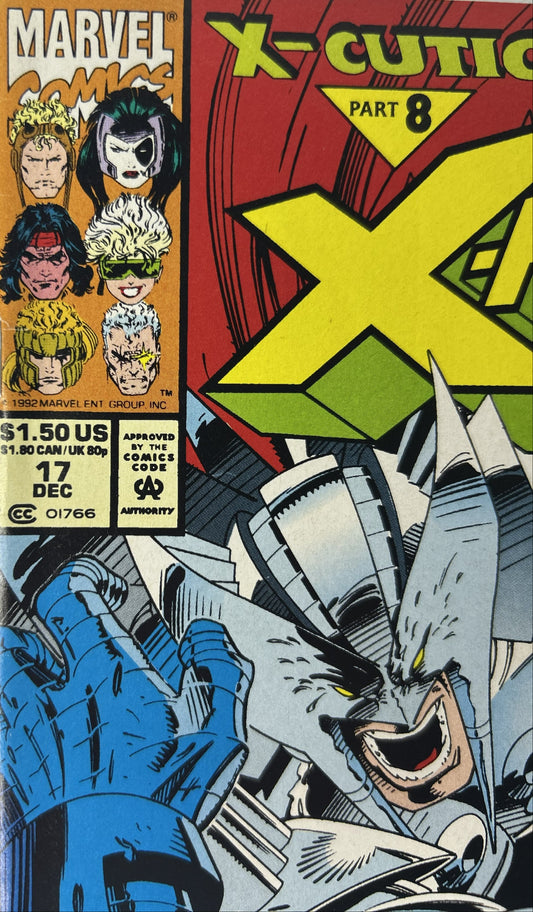 X-Force #17 — Marvel Comics Dec 1992, X-Cutioner's Song Part 8 — Newsstand Edition (Single Issue)