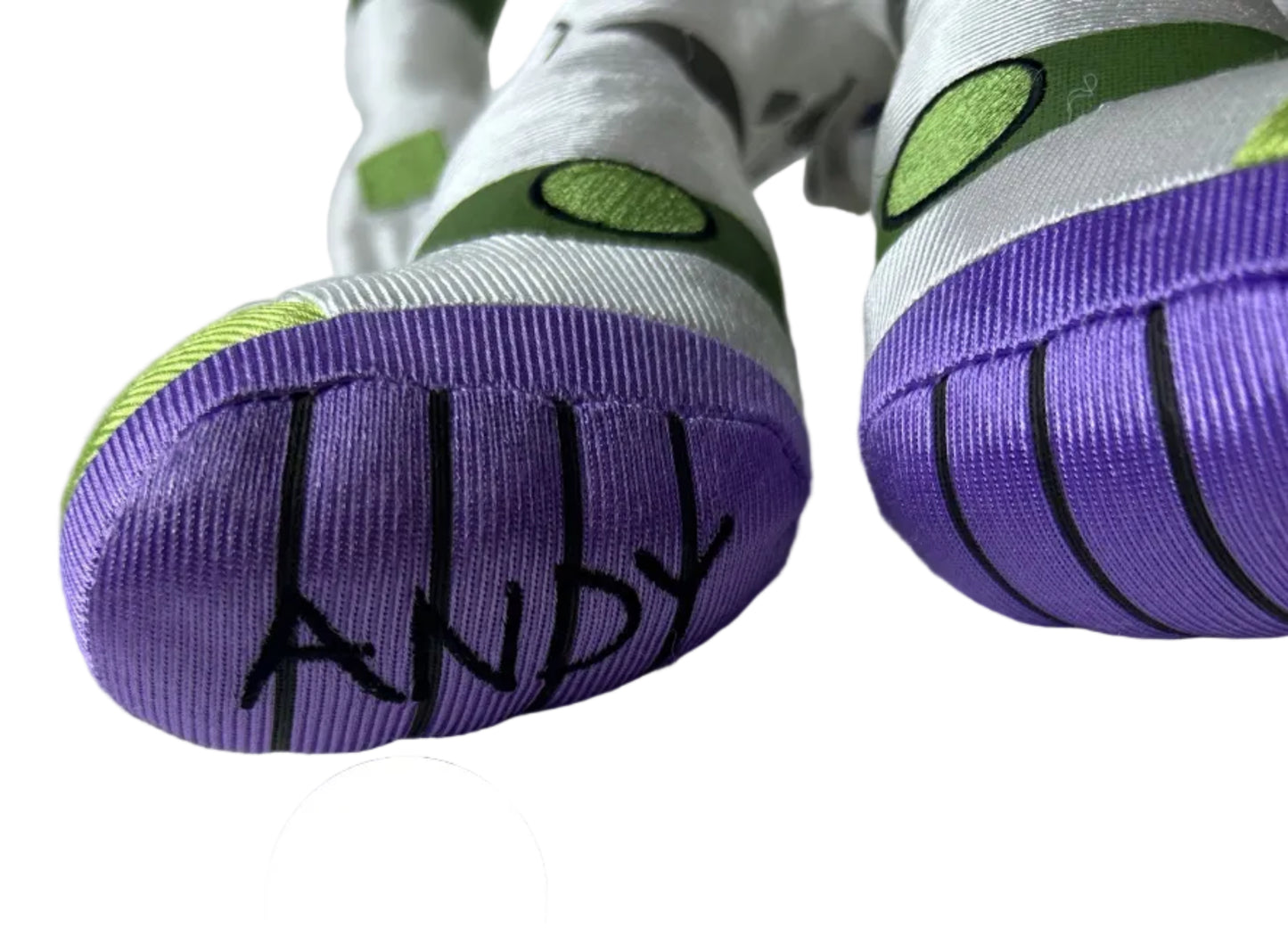 Buzz Lightyear Disney Store Plush – Toy Story x Disney Store Official Release (~12") “ANDY” Boot Detail