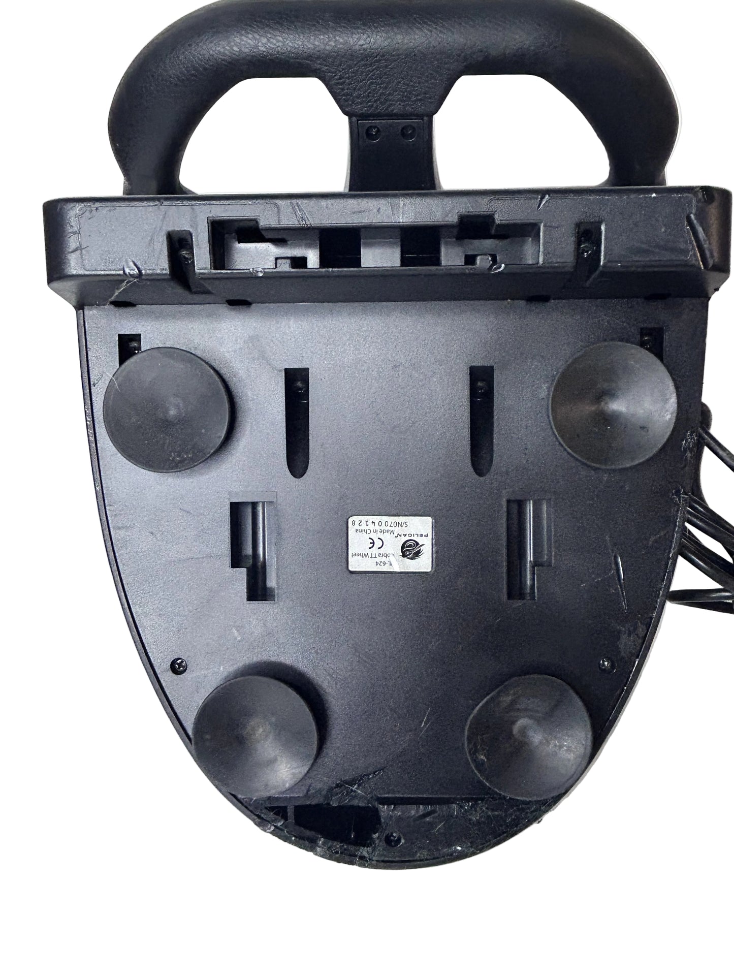 Pelican Cobra TT Racing Wheel & Pedal Set – PlayStation 2 PS2 | Model L-624 Vintage Racing Controller