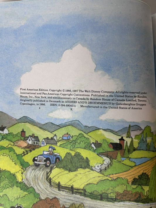 Walt Disney's Donald Duck Buys a House – Wonderful World of Reading First American Edition Hardcover | Random House 1987
