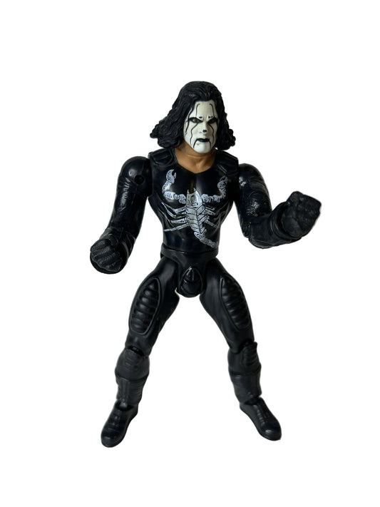 Sting WCW Smash 'N Slam Action Figure — Toy Biz (1999), Crow Era, World Championship Wrestling