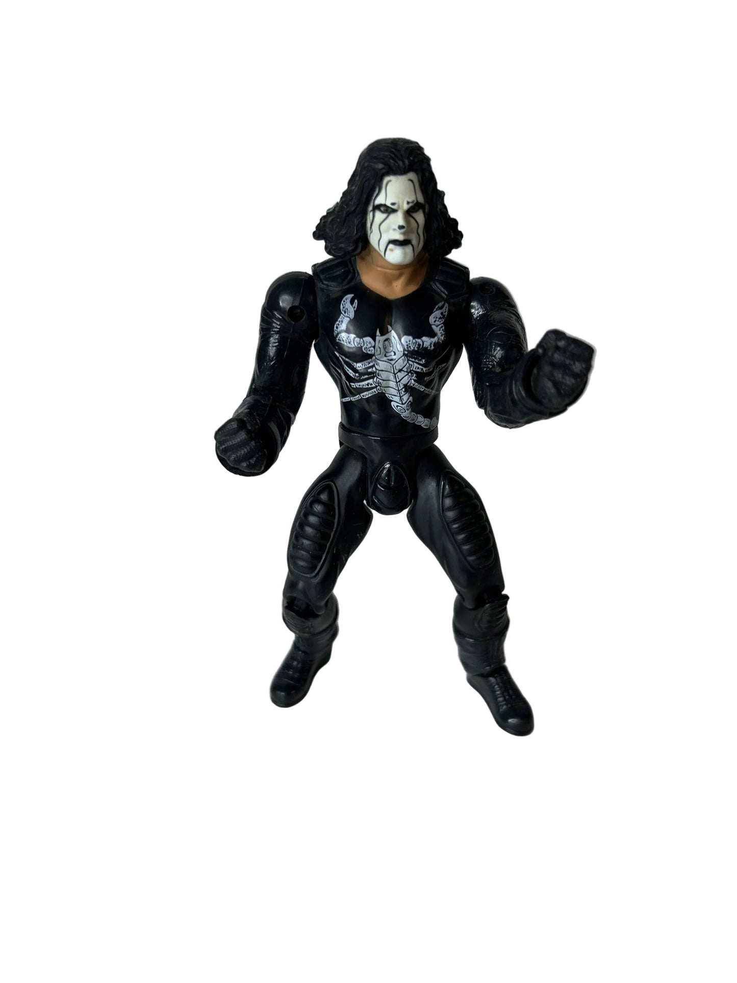 Sting WCW Smash 'N Slam Action Figure — Toy Biz (1999), Crow Era, World Championship Wrestling
