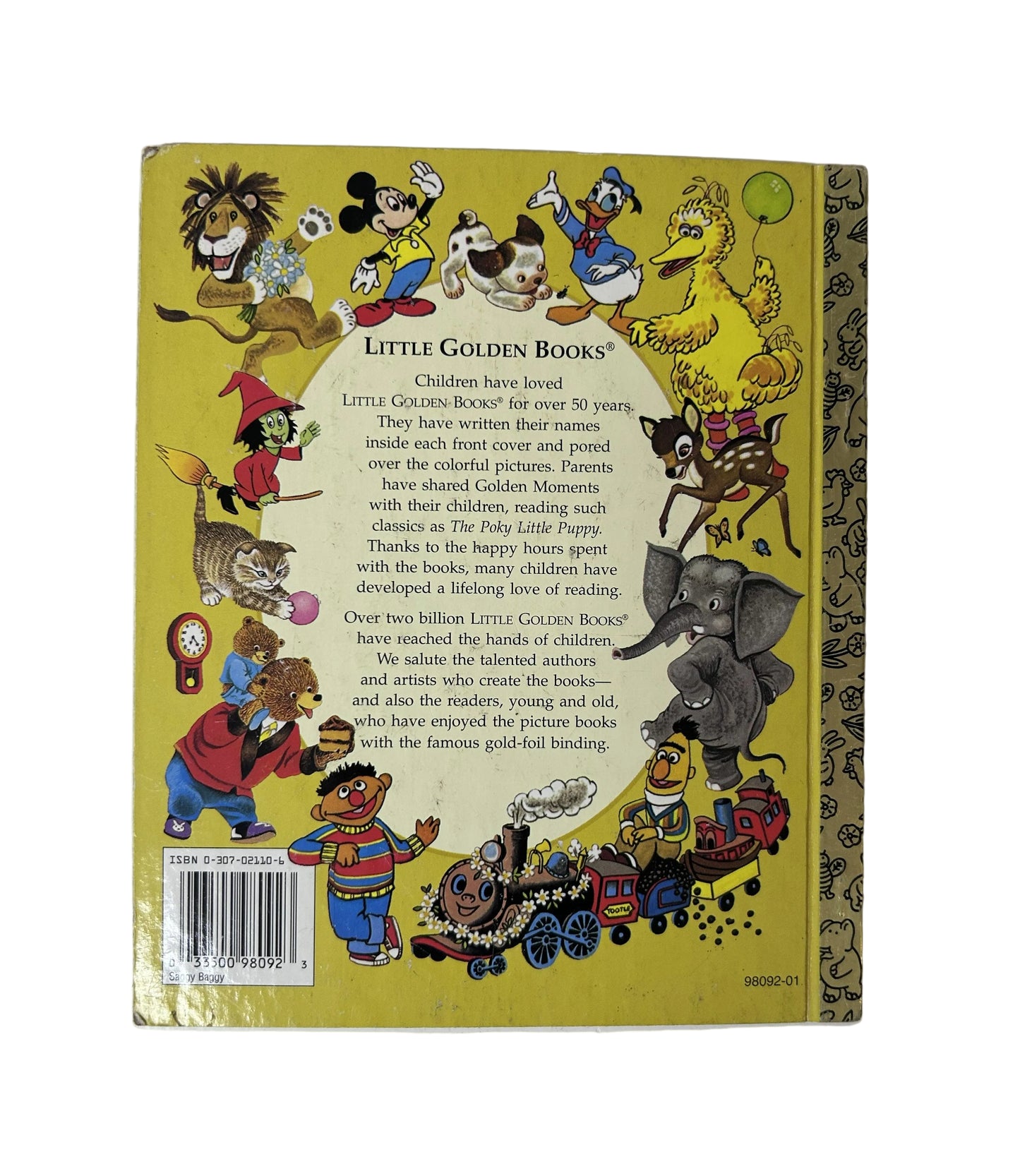 The Saggy Baggy Elephant — Little Golden Books Hardcover | Golden Books Publishing Company (1947, Revised Ed.)
