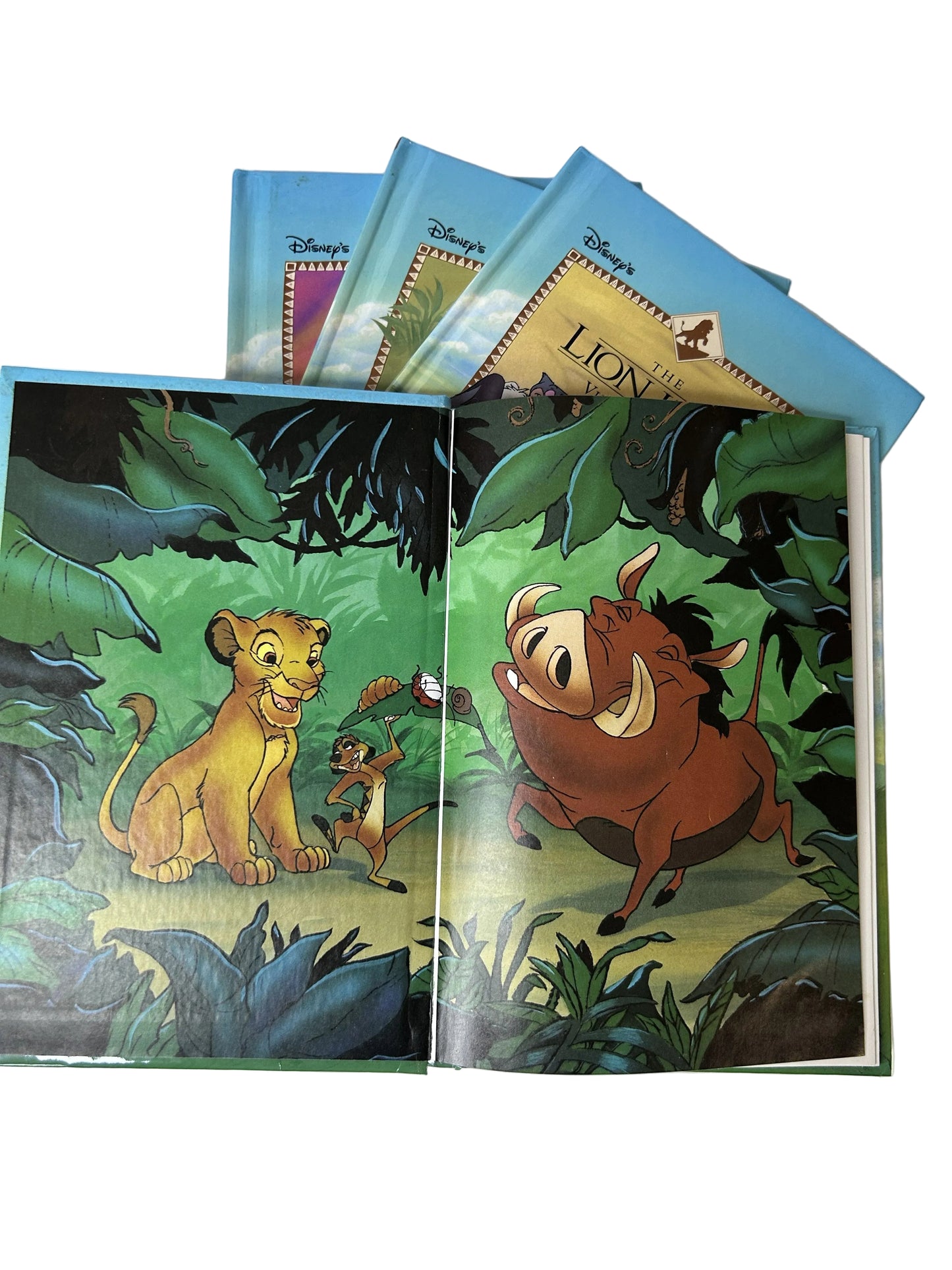 Disney's The Lion King: Six New Adventures — Hardcover Lot Vol. 1–4 of 6 | Kopa's First Appearance | Grolier (1994)