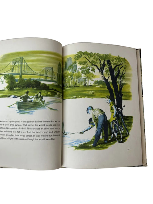 The World Is Round — Revised Edition Hardcover | Anthony Ravielli / Viking Press (c. 1971) | Former Library Copy