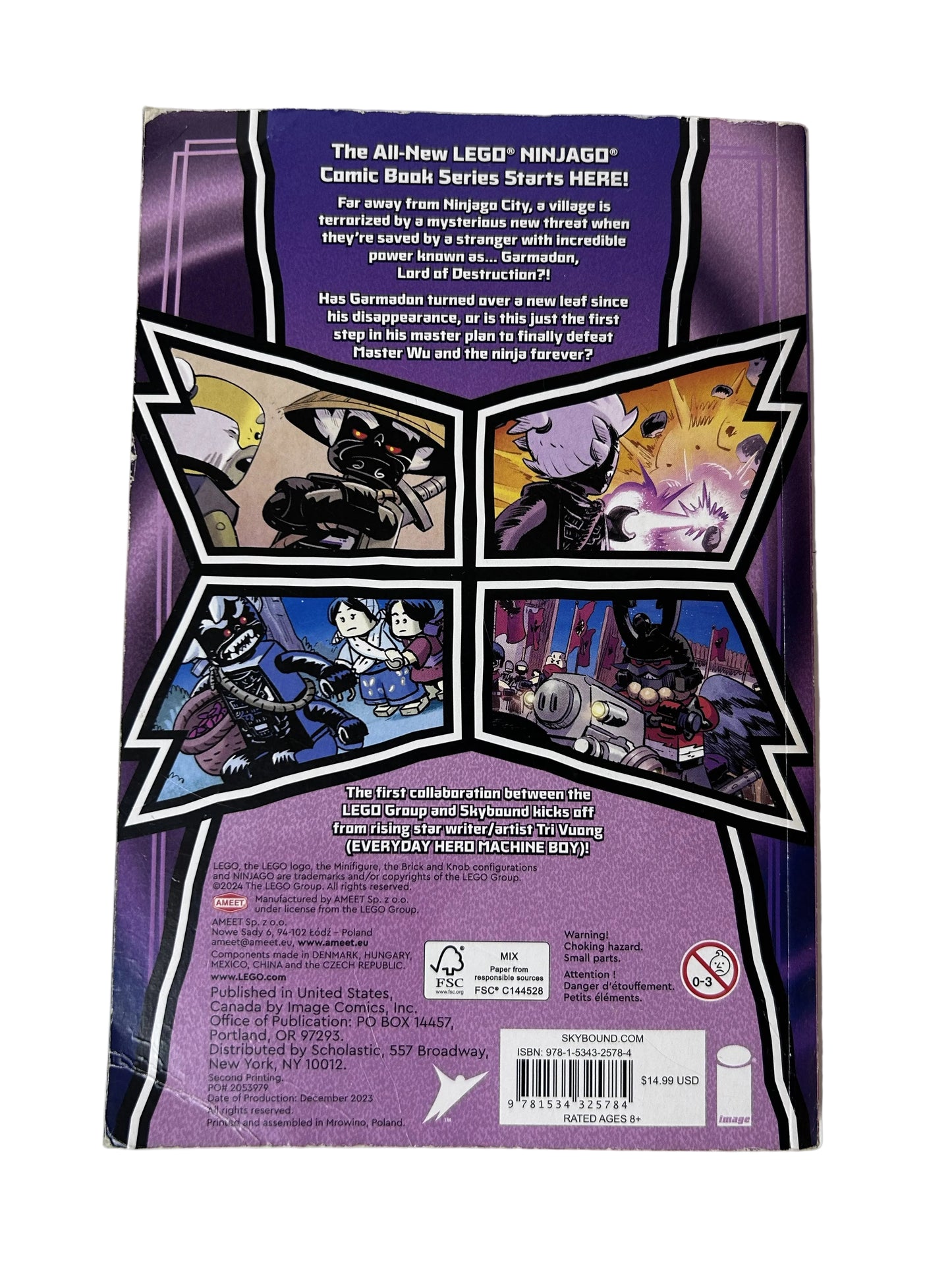 LEGO Ninjago: Garmadon — Softcover Graphic Novel | Tri Vuong / Image Comics / Skybound (2023) | 2nd Printing