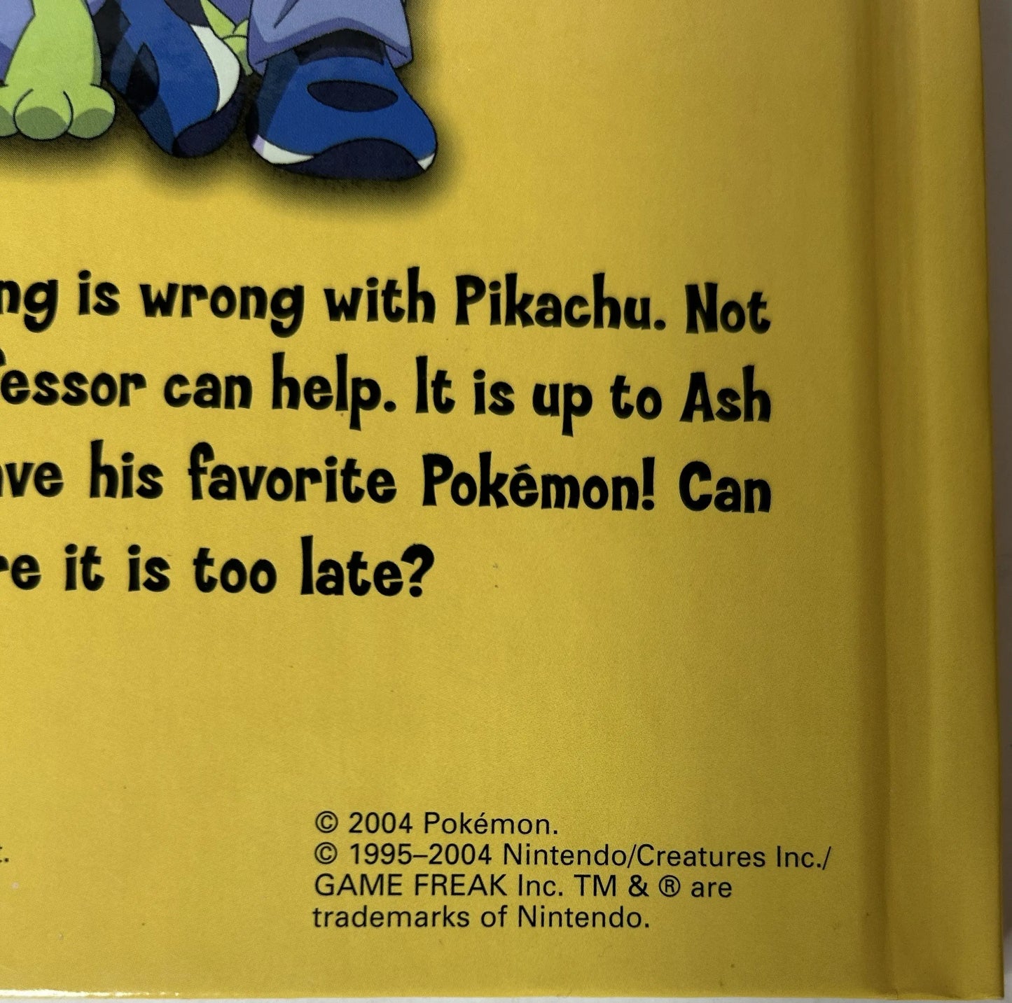 Pokémon: Get Well, Pikachu! — Hardcover | Scholastic Inc. (2004) | Official Pokémon Masters Club Edition
