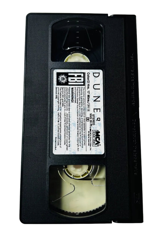 Dune VHS (1984) - David Lynch Sci-Fi Epic - Kyle MacLachlan, Sting - Frank Herbert