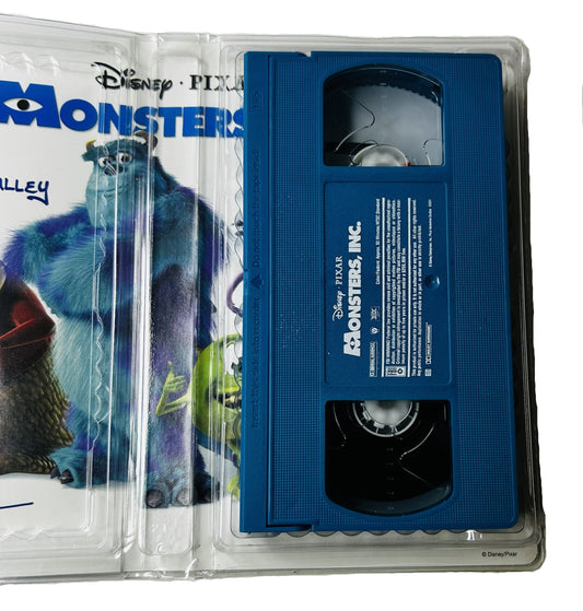 Monsters, Inc. (2001) VHS - Billy Crystal John Goodman - Disney Pixar - Clamshell Case