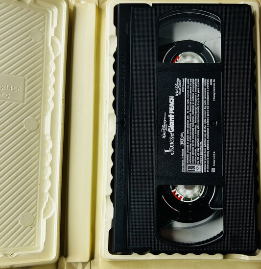 James and the Giant Peach (1996) VHS - Paul Terry Susan Sarandon - Henry Selick - Disney - Clamshell Case
