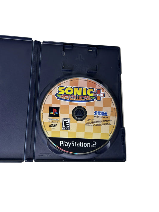 Sonic Mega Collection Plus — PS2 | Sonic Team / Sega (2004) | Disc + Case