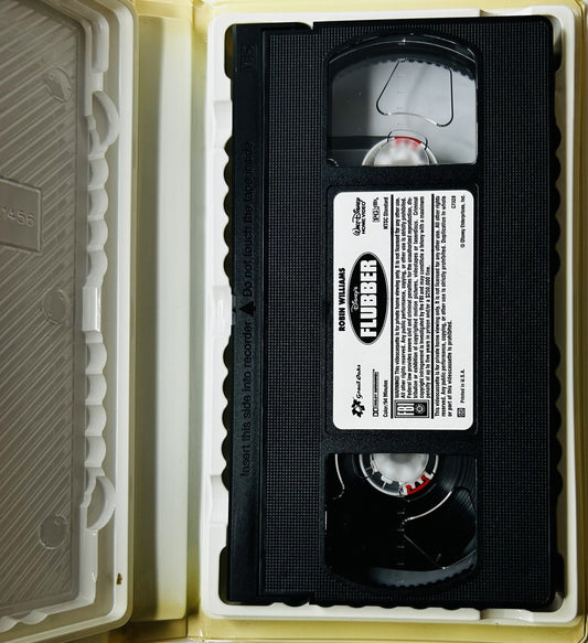 Flubber (1997) VHS - Robin Williams Marcia Gay Harden Christopher McDonald - Les Mayfield - Walt Disney