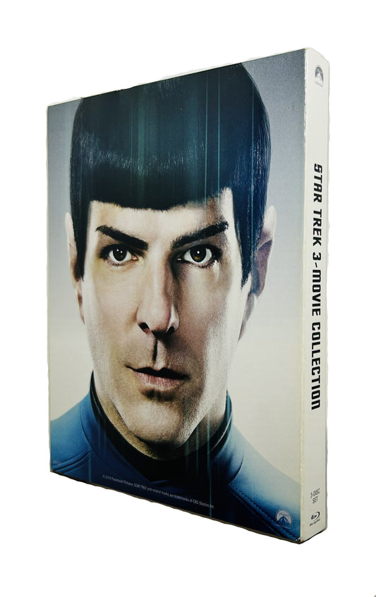 Star Trek 3-Movie Collection Blu-ray - J.J. Abrams Reboot Trilogy Chris Pine Zachary Quinto Paramount (Used)