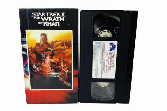 Star Trek II: The Wrath of Khan VHS - Nicholas Meyer William Shatner Leonard Nimoy Ricardo Montalban Paramount (Used)
